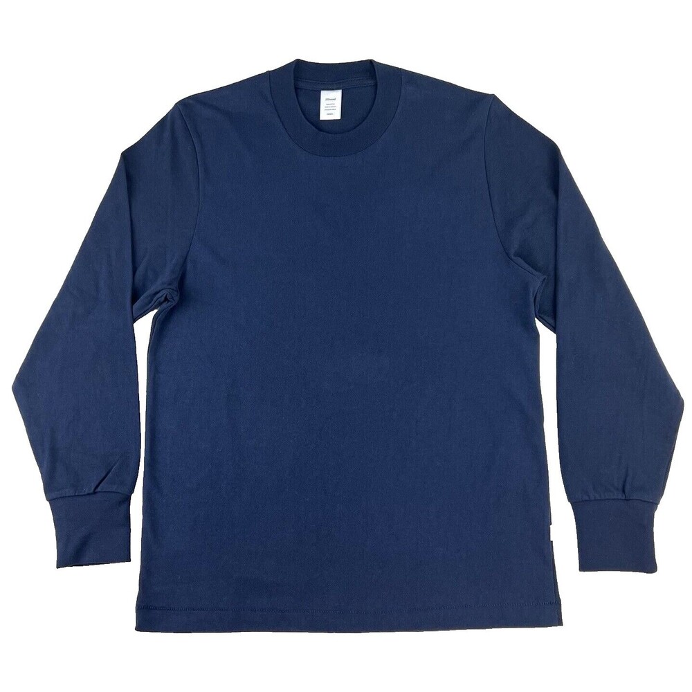 JJJJound J90 Long Sleeve T Shirt Navy Blue Crew Neck Single Stitch Size XS